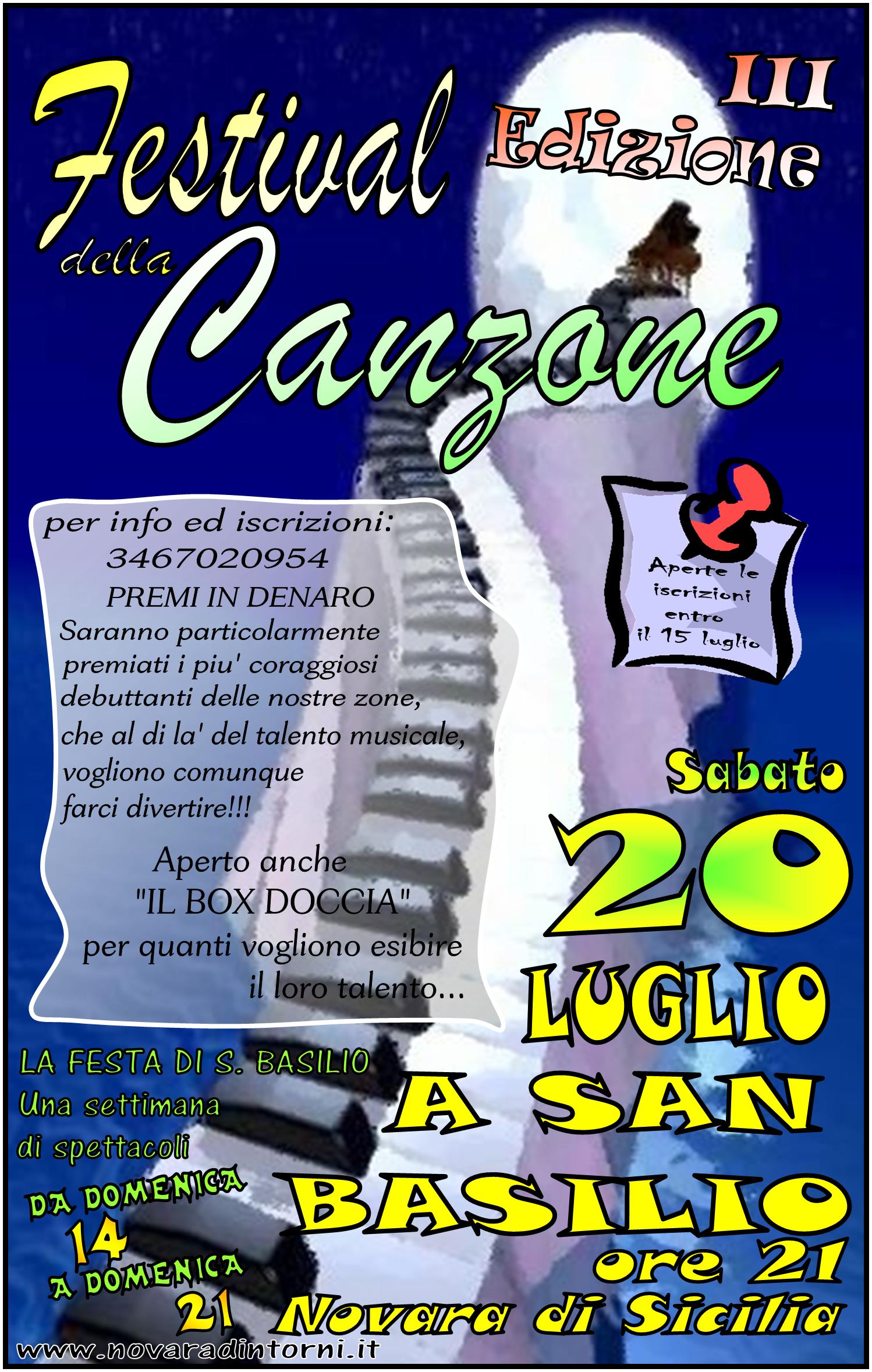 IV Edizione del FESTIVAL DELLA CANZONE 2014