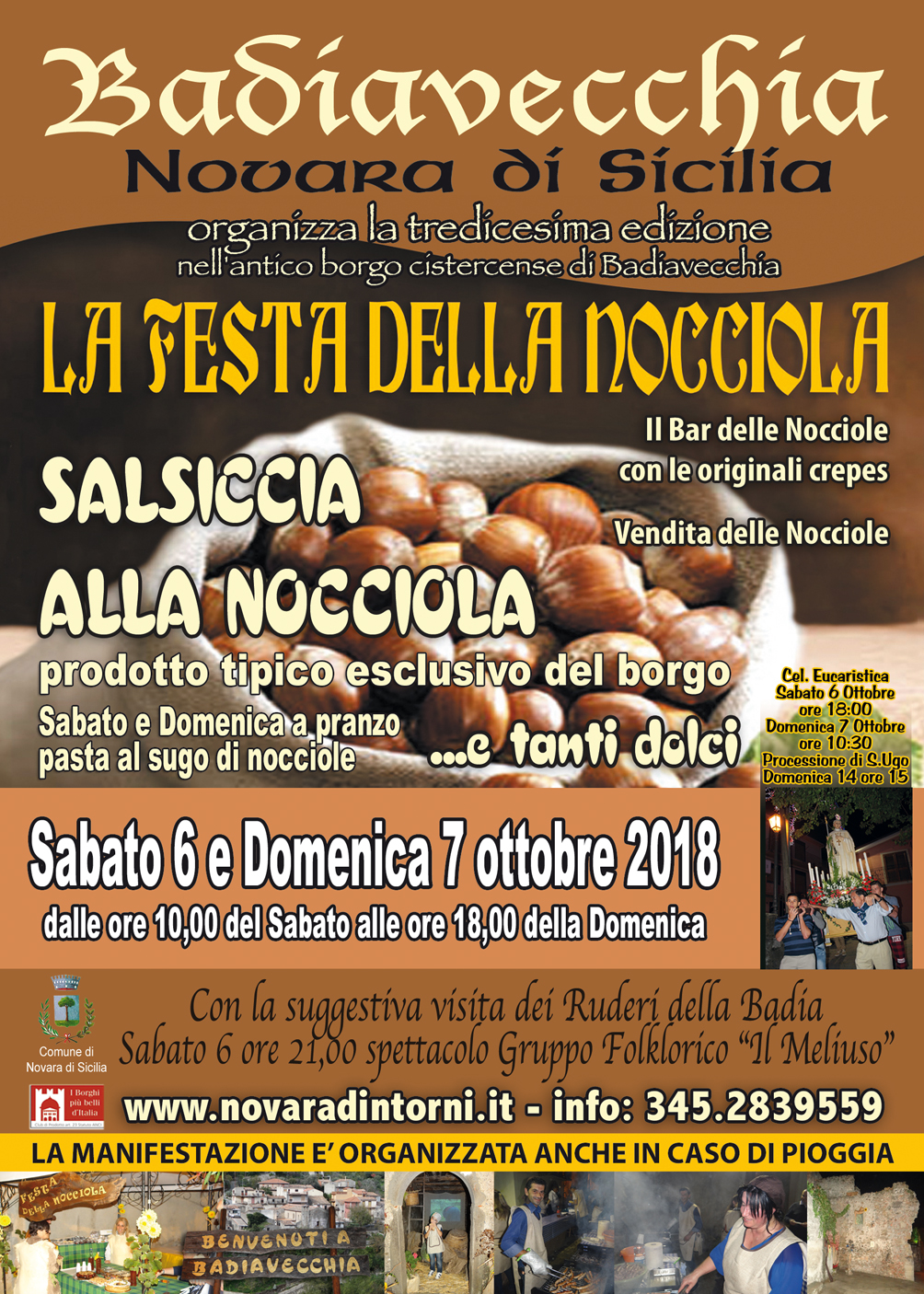 XIII Edizione FESTA DELLA NOCCIOLA 2018